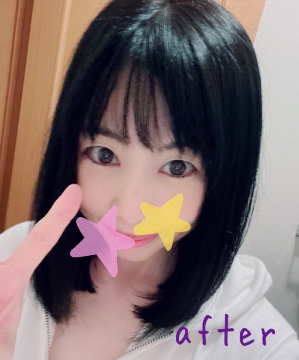 a_z_k2015's tweet photo. ロングだった髪の毛をバッサリ切ったよ✂️
切った髪は今回もヘアドネーション。

切ってから初出勤だった昨日、利用者さんからつけられたあだ名は「かぐや姫」。

「ホワイトちゃん」の他に「かぐや姫」
が増えました🤣 https://t.co/QefK7jCBB1