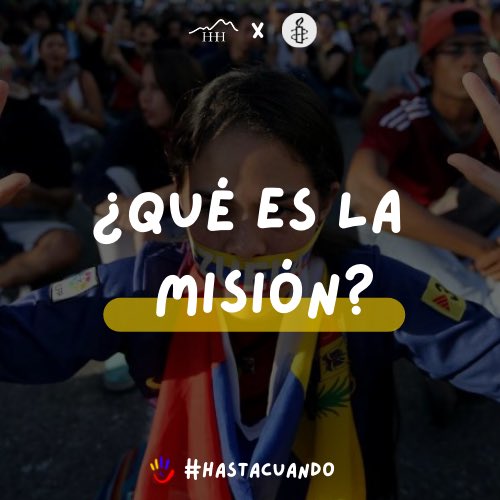 hastacuandoddhh's tweet photo. Desde #HastaCuando buscamos promover la renovación de la Misión de Determinación de Hechos Independientes para Venezuela 🇻🇪 

Pero ¿Qué es exactamente la Misión?

A continuación te lo contamos 👇🏻
#QueSigaLaMisión https://t.co/0t2OYjkKOE