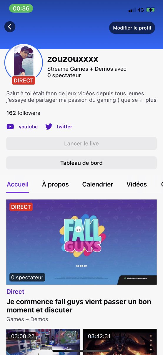 zouzouxxxx's tweet photo. Je suis en live sur twitch je continue FALL GUYS https://t.co/RhrWTYBrOa vient passer un bon moment et discuter pour m’aider à passer les 3 viewers quotidien pour que soit affilié #twitch #twitchfr #twitchstreamer #TwitchAffilate #FallGuys       #PlayFallGuysFree #PlayStation https://t.co/xoTfhFwtLa