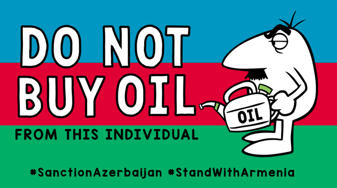 PartyCatholic's tweet photo. Do Not Buy Azerbaijan Oil, Do Not Buy Russian Oil, Drill For American Oil! https://t.co/oQKoOAbwIu