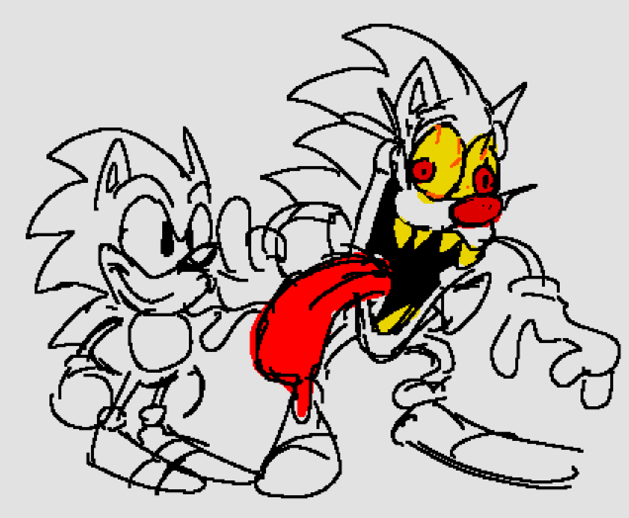 USA on X: Doodle Fleetway x exe ☃️ / X