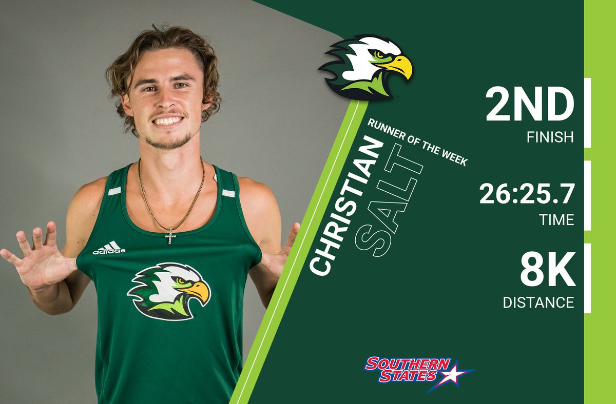 SSACsports's tweet image. Congrats to the SSAC M&amp;amp;W Cross Country Runners of the Week for the week of Sept. 19-25. Details | bit.ly/3fgce7X

Women: Kathryn Vradenburgh (@DSAthletics)
Men: Christian Salt (@LifeUAthletics)
