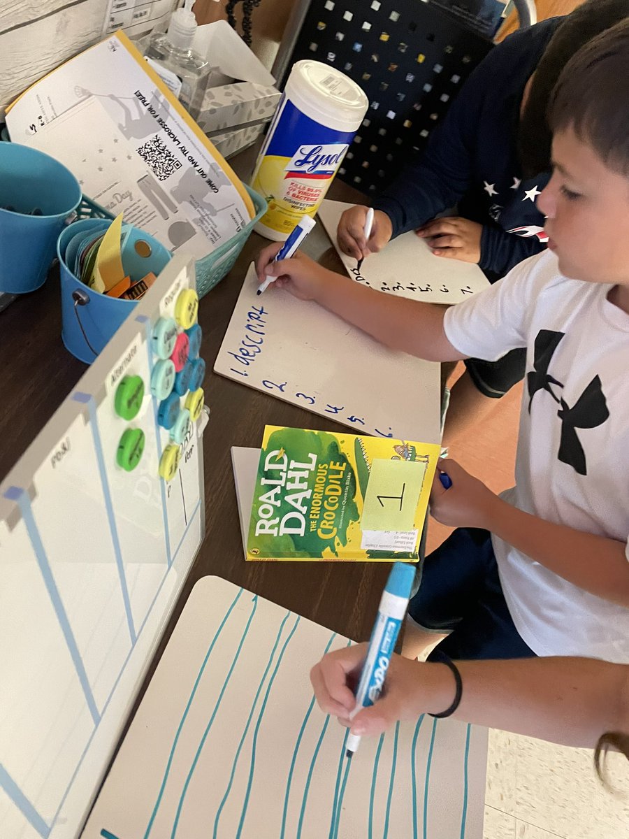 RanimSankari's tweet photo. 4th grade did an awesome job looking for different leads in novels from our classroom library 📚#futureLEADers #boroimpact @nasdborough https://t.co/PF7zDCz1pd