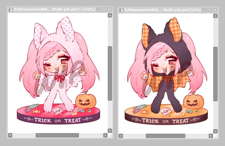「playing around with the halloween ych...」|mif 🌷💗✨のイラスト
