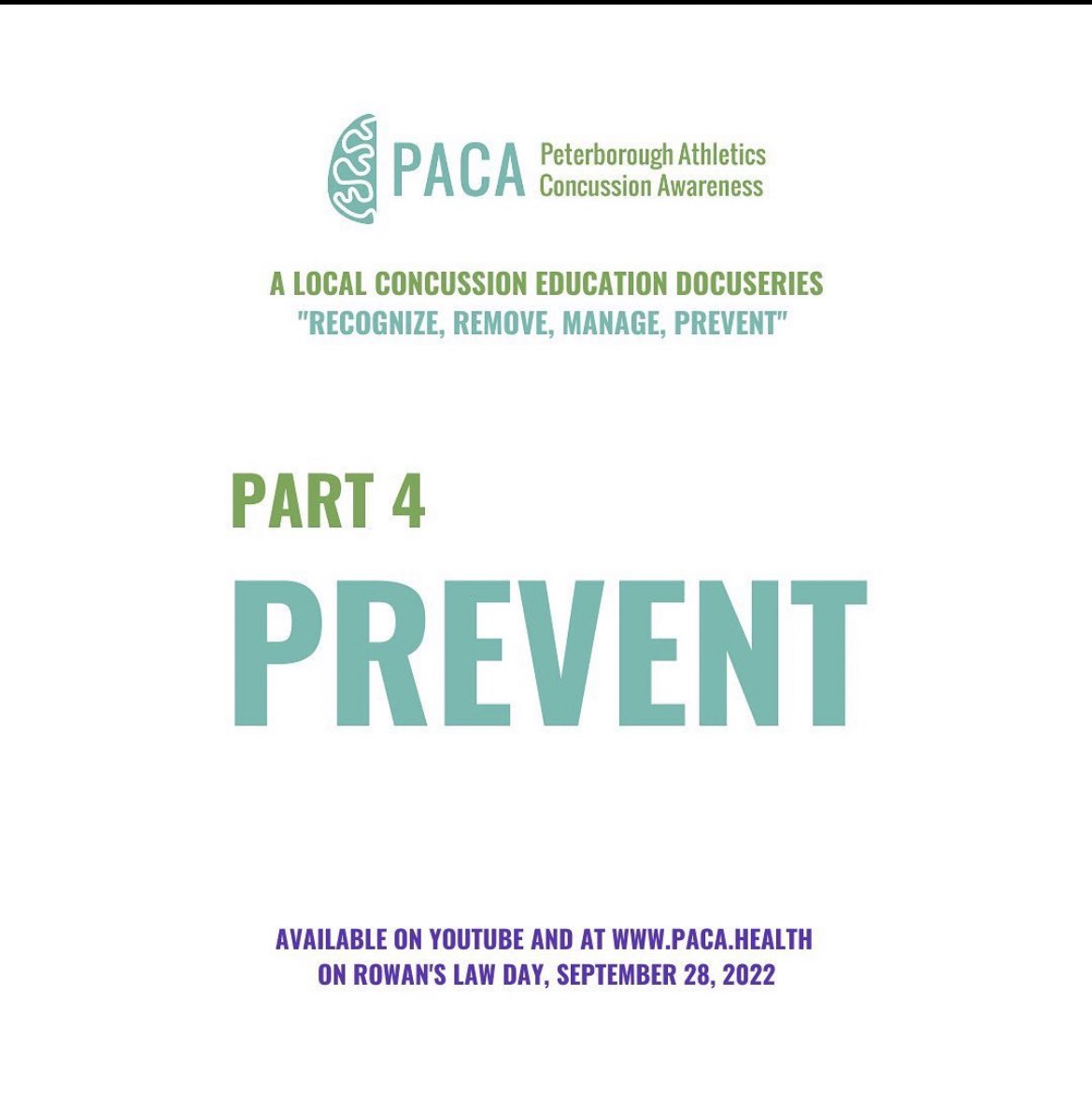 PacaPeterboro's tweet photo. What are the best ways to prevent a concussion? 

IDENTIFY who is responsible for implementing concussion protocol
UNDERSTAND the role sport governing bodies play in establishing proper safety guidelines
PROVIDE education and resources to create the best possible play environment https://t.co/xGUqB7IHon