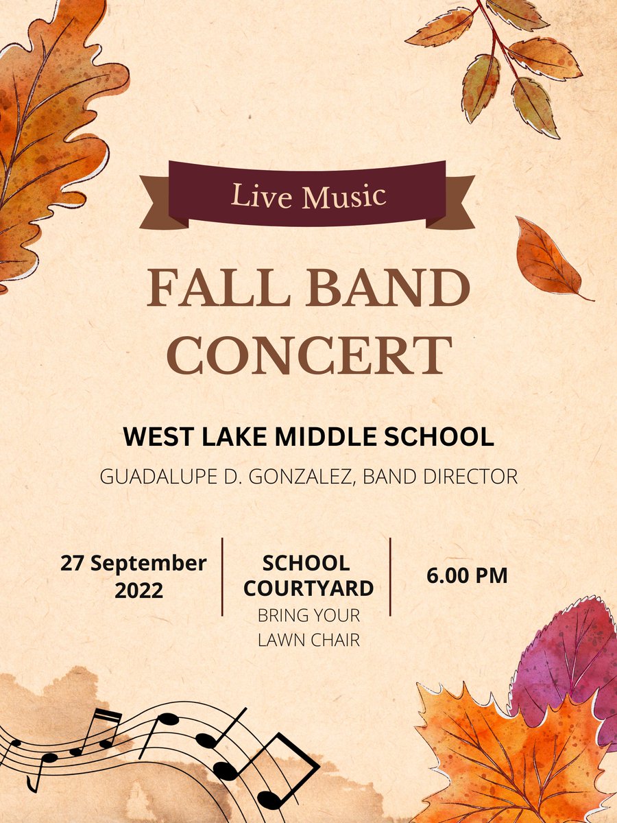 West Lake Band Program tweet media