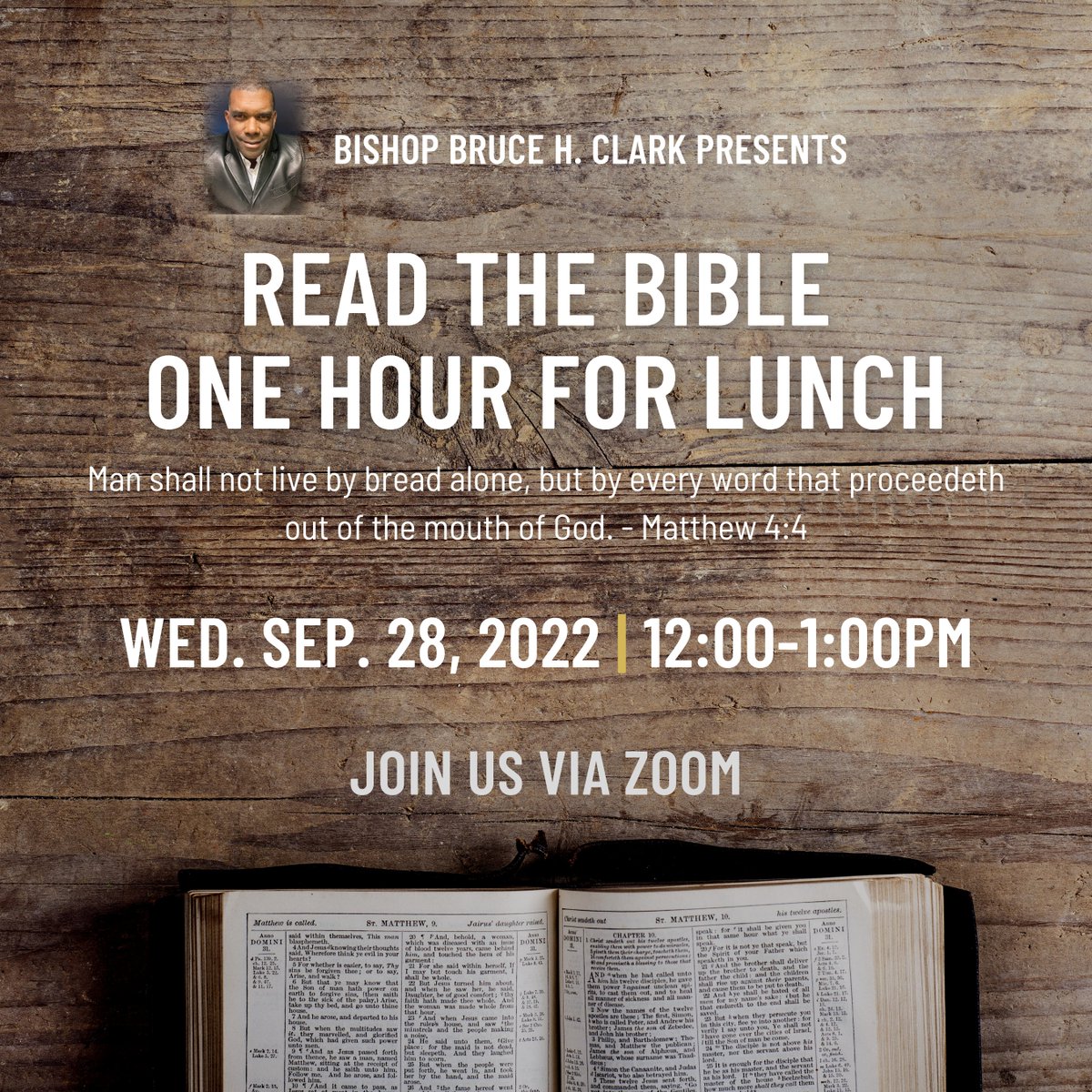 MDAdvanceChurch's tweet photo. Join the bible reading this Wednesday. Zoom link: https://t.co/kvFjaoqbXa https://t.co/viunCU9Sjh