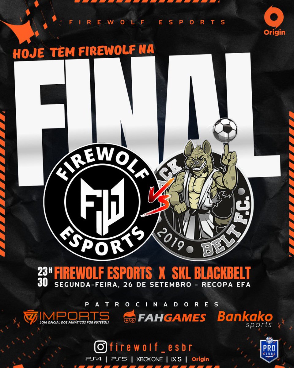 firewolf_esbr's tweet photo. #FIFA22 sobrevive!
Grande final da Recopa
Bora? @LmsMrgamer ?
#proclubs #GOWOLF 🏆🐺🔥 https://t.co/yQsrLbYgHB