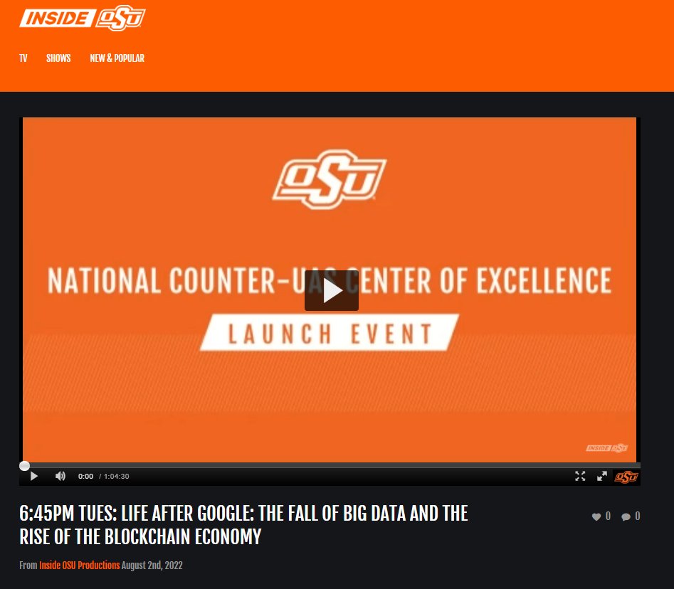 3speaktv's tweet photo. BTW, here is the link for the live stream of tomorrow's event at Oklahoma State University 🏫. #LifeAfterGoogle.
https://t.co/58Z15WXCXZ https://t.co/oX3QR4W2Wo