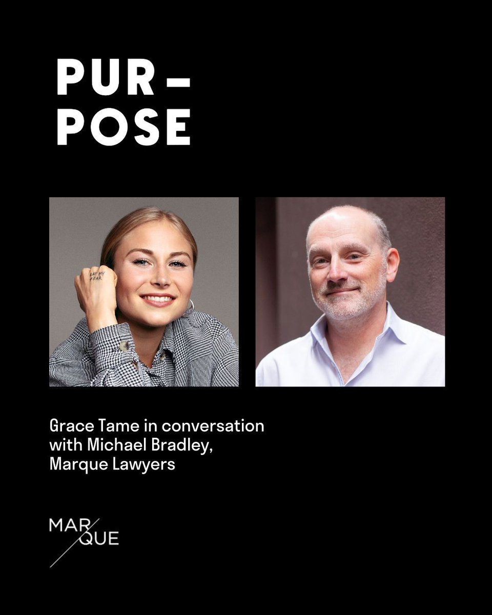 purpose__conf's tweet photo. 💫New Speaker Announcement: Grace Tame in conversation with Michael Bradley @marquelawyers on Corporate Responsibility and The Media. 

--> https://t.co/okEpwsMayY https://t.co/IjG6dyp8Rh