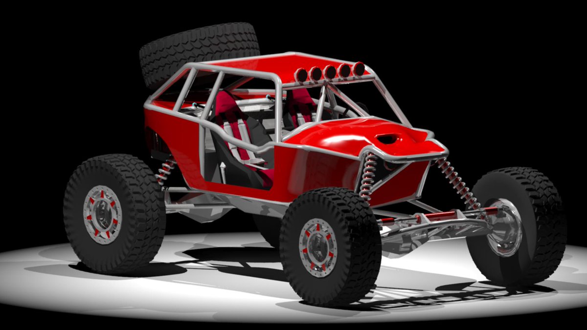 GigabitGames's tweet photo. Progression 2: Learned a bit more and made our first high poly hero vehicle for #rockracing on #android https://t.co/U6BiEhdd7L