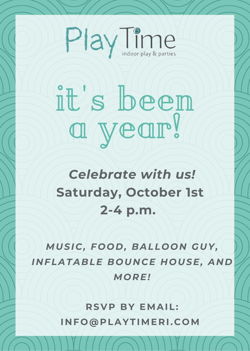 Woohoo! We just reached 1 year open! Thanks to the families that have played in our space &amp; hosted birthdays with us! It’s been an amazing 1st year providing a safe, clean and fun space for your children to play &amp; learn! 
#indoorplay #RIKids #womanownedbusiness #smithfieldri