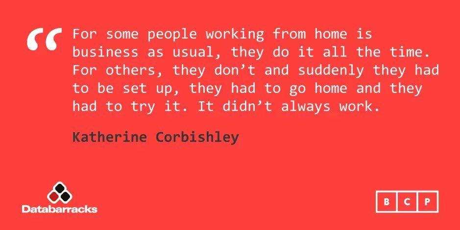 TheBCPcast's tweet photo. #RemoteWorking &amp; business continuity.

Listen to the episode here: 
https://t.co/oPjm6S7scE https://t.co/d1EAGlDYMk