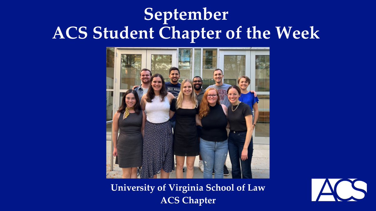 ACSstudents's tweet photo. #ICYMI: Our Student Leaders are doing such awesome work! Check out this week's ACS #StudentChapterOfTheWeek and #StudentOfACS features on our website!
Student Chapter Of The Week: https://t.co/3grwWReJBG
Student Of ACS: https://t.co/DxipResA2e https://t.co/Ikrhi2EcN1