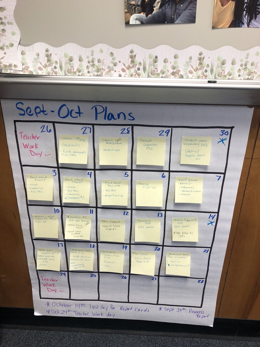MsAvilaGloria's tweet photo. Love our teacher work days. They are so needed! Planning out the month…excited for all the learning coming up! 
#Read180 #CookMS #7thand8th #teacher #work #day #CFISD #planning #teachingtheseskills #reading #writing #learning #lovewhatyoudo https://t.co/SmVe0mmK3F
