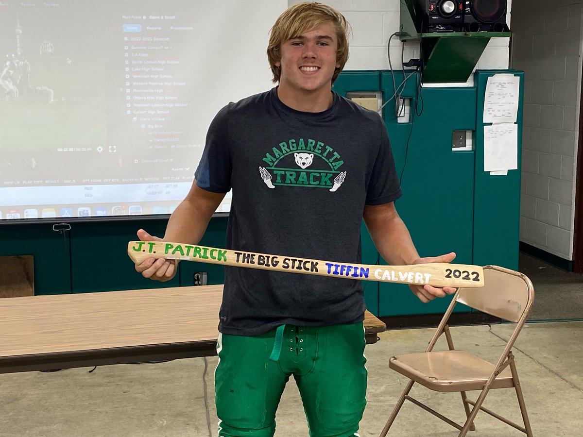 BIG STICK WEEK 6‼️

Another one for JT Patrick with some big defensive plays against Calvert. 🏈

Great work, JT! 💪🏻
