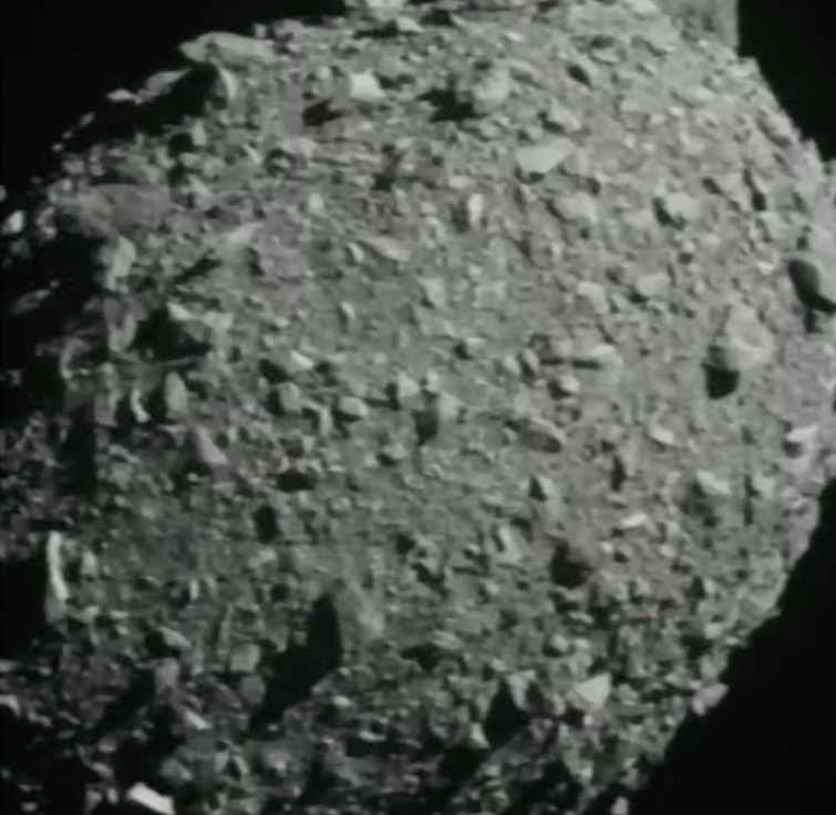esa's tweet photo. ESAโs #HeraMission team congratulates their counterparts in @NASA's #DARTmission for their historic impact with the #Dimorphos #asteroid, humankindโs first test of the โkinetic impactorโ method of planetary defence ๐ https://t.co/ZYjtCECzHn #PlanetaryDefense https://t.co/aDzaGZ0eFm