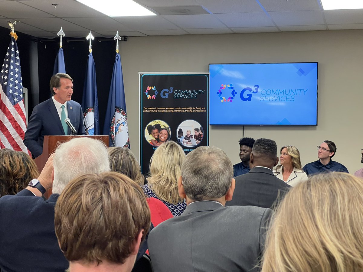 DeshelmanCTE's tweet photo. @G_CubedINC hosted a private event to commemorate Cyber4+ and expand statewide awareness for the program and partnership with @SCPSchools  and @germannacc. Thank you @GovernorVA for your support! https://t.co/qrTcajEdL5