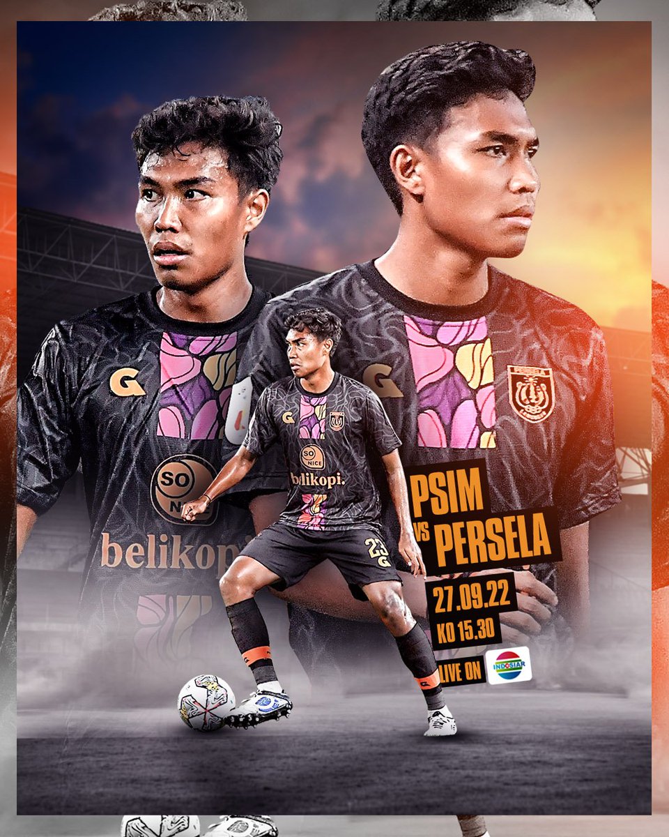 PerselaFC's tweet photo. Today is #PerselaDay! 🔥
PSIM Jogja VS Persela Lamongan
Selasa, 27 September 2022
KickOff 15.30 WIB
Stadion Sultan Agung, Bantul
COME ON JOKO TINGKIR 👊🔥
#PSIMPSL #PerselaLamongan #COJT https://t.co/cCBFJlRuns
