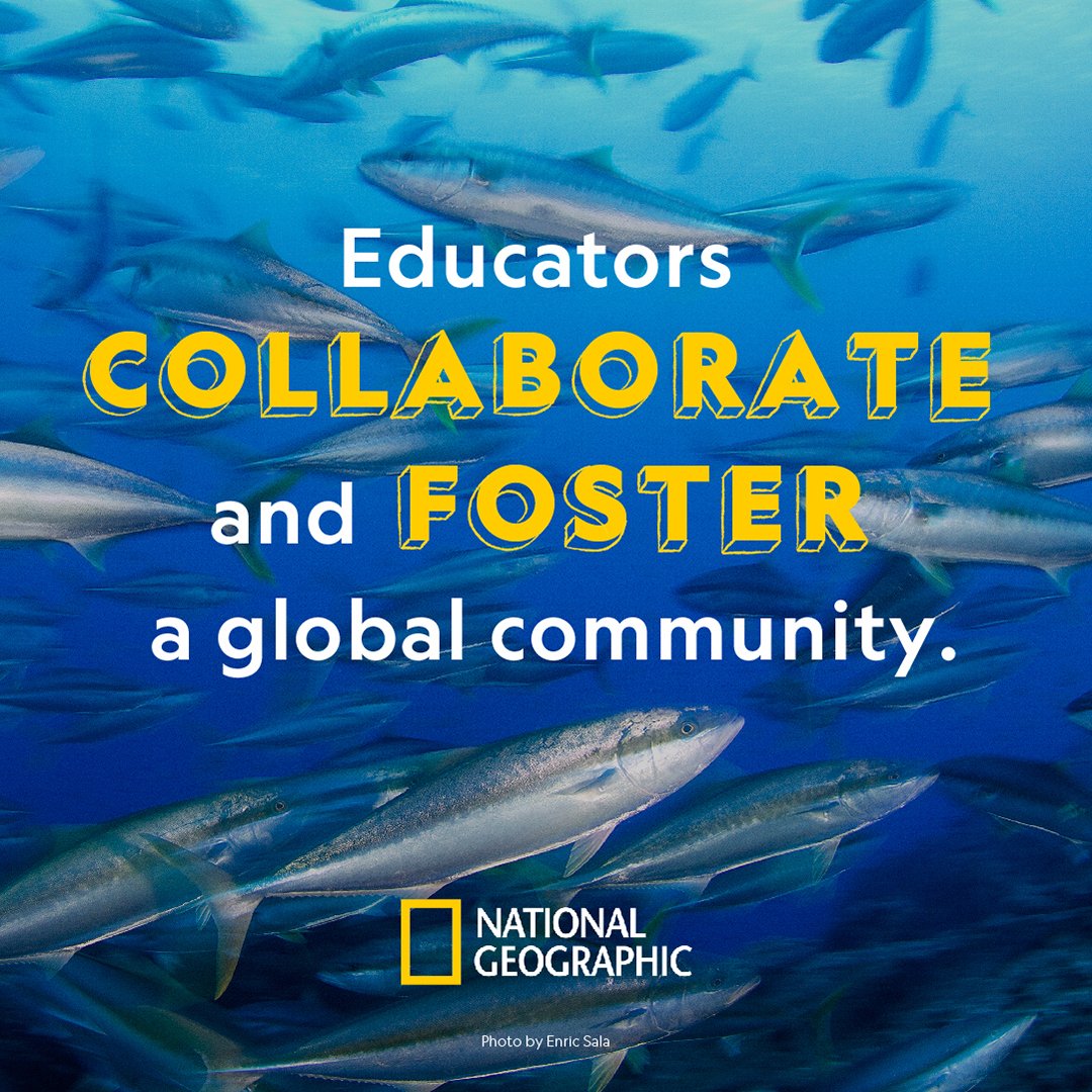 NatGeoEducation's tweet image. Teachers — we see YOU modeling an #ExplorerMindset for your learners.