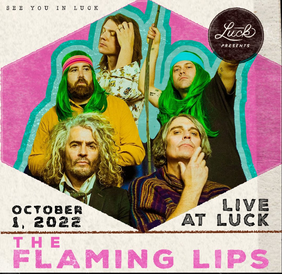 KUTX's tweet photo. 🔥💋 KUTX Presents @theflaminglips at Luck Ranch in Spicewood, TX THIS SATURDAY, October 1st, part of Luck's 10th Anniversary Series! Join us for an unforgettable night! Get tickets now here: https://t.co/RIYzvlwGxY
@LuckReunion
🤠 #luckpresents #lucktx https://t.co/zPHcSmgtOP