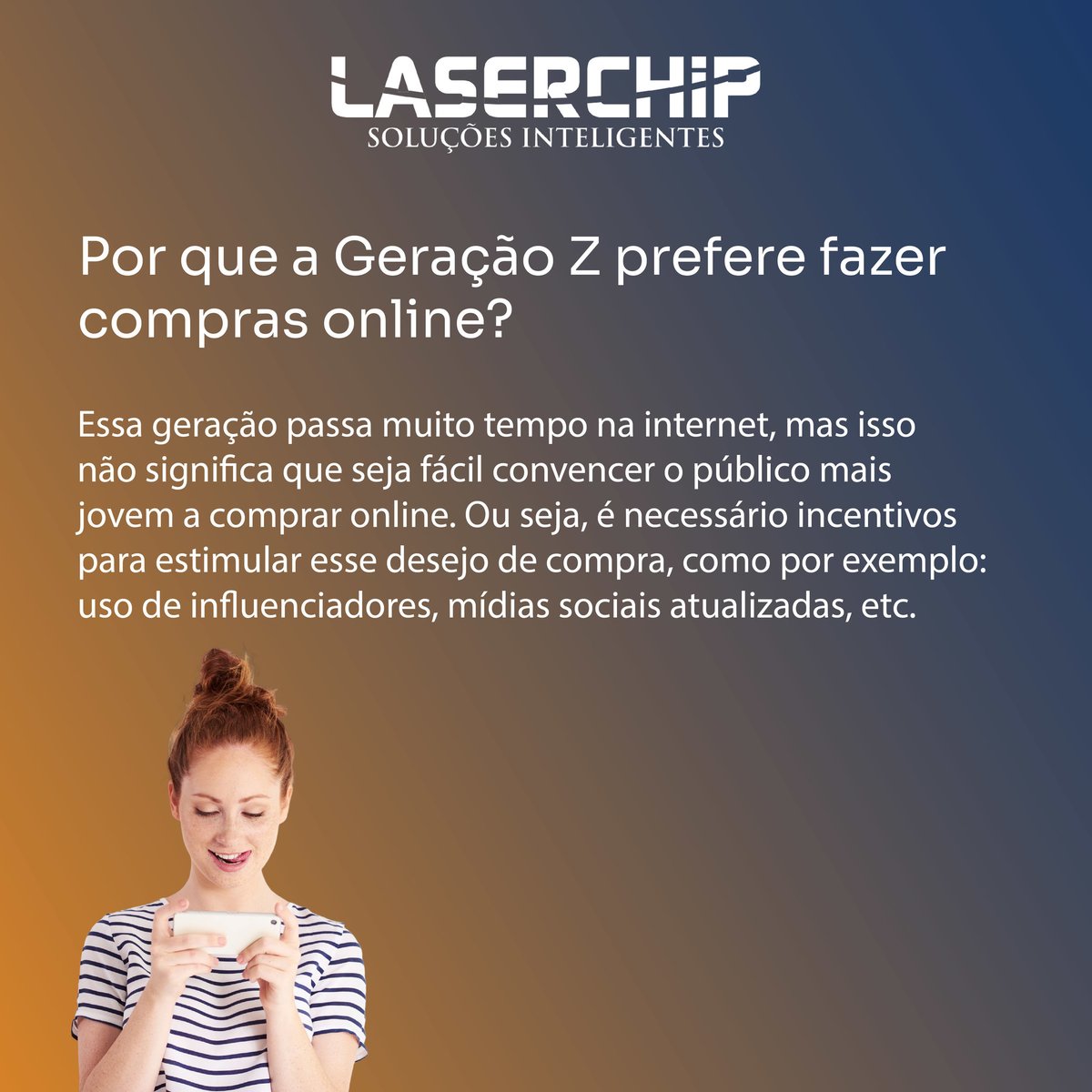 laserchiprj's tweet photo. O seu produto ou serviço, atende o público da geração Z? 🤔
No post, explicamos melhor esse movimento e listamos algumas dicas especiais para você aplicar no seu negócio.

#laserchip #vemparaLaserchip #marketplace #ecommerce #marketingdigital https://t.co/2xBtz0VyQd