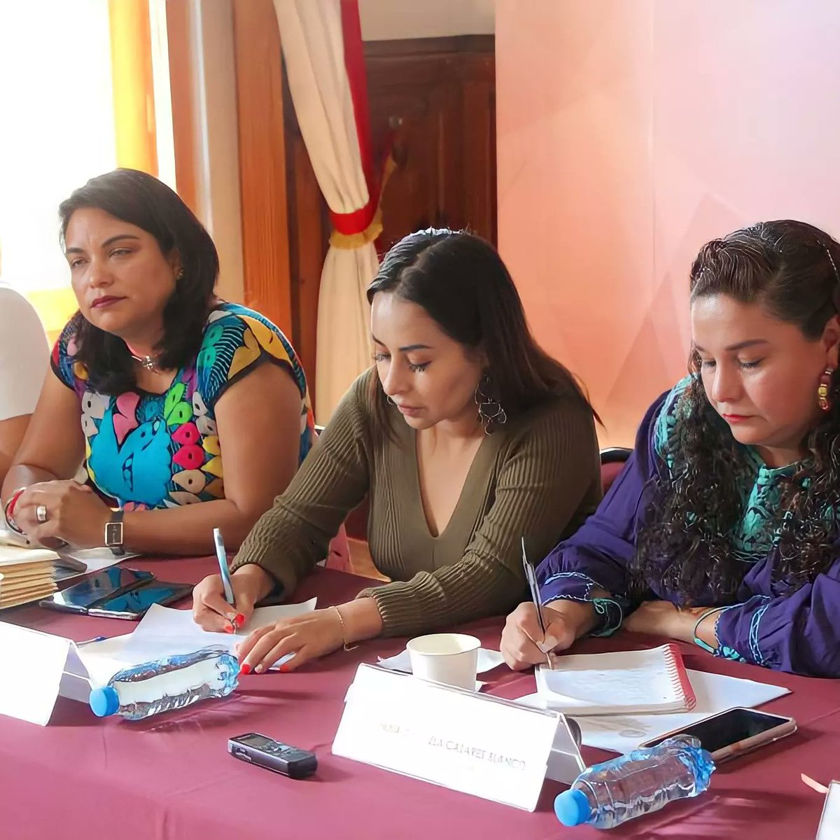 Continuamos trabajando con las 𝗰𝗼𝗺𝘂𝗻𝗶𝗱𝗮𝗱𝗲𝘀 𝗶𝗻𝗱𝗶́𝗴𝗲𝗻𝗮𝘀 que ejercen autogobiernos y presupuesto directo. En el Congreso michoacano avanzamos juntos para consolidar la certeza jurídica que tanto necesitan para el pleno ejercicio de sus derechos.

#GloriaTapia