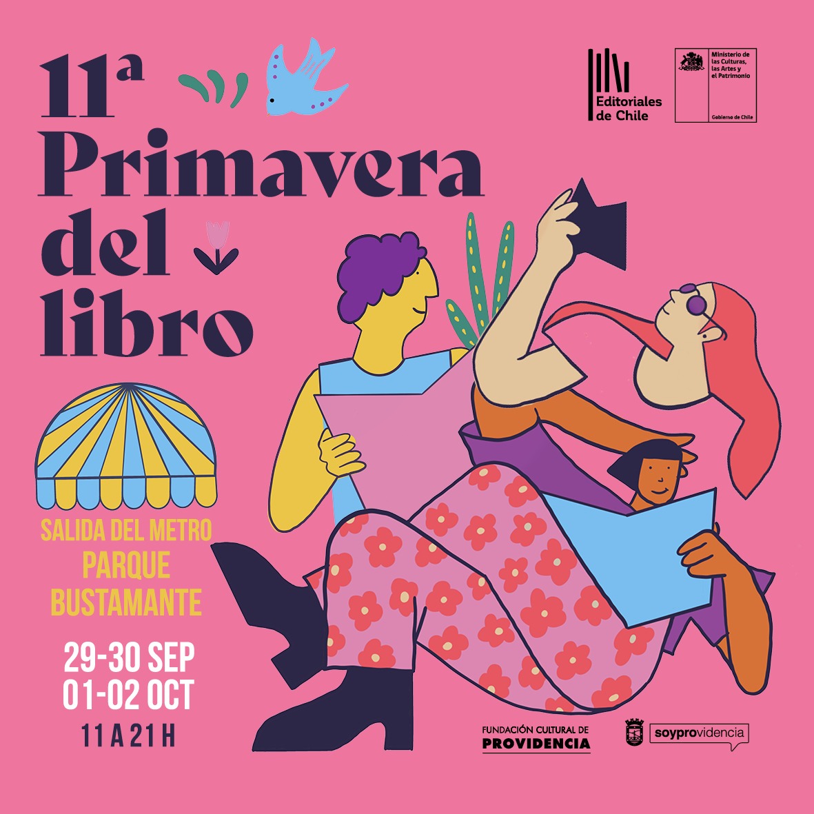 Esta noche A ÚLTIMA HORA x <a href="/Cooperativa/">Cooperativa</a> te contamos todos los detalles de la "11 Primavera del Libro". Conversamos con María Paz Morales, Pdta. de los Editores de Chile. A las 21:40 x la #CooperativaContigo