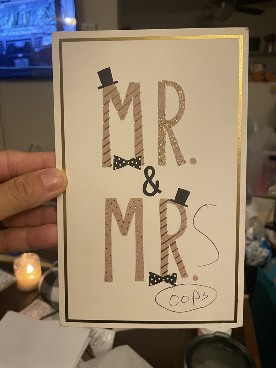 We’ve received some pretty great cards but this one is AMAZING!