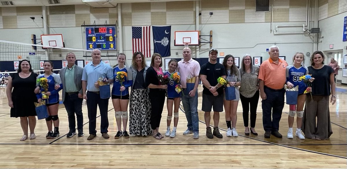 NMSKnights's tweet photo. Our Lady Knights were in action tonight on 8th grade night vs Northwest. Exciting match with lots of energy. The Lady Knights won 3-0 and earned a home playoff game next Monday. #KnightLife https://t.co/bT9ujYufCV