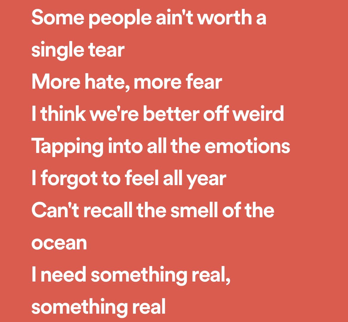 strwbrrybludwlf's tweet photo. These lyrics so relatable tho 🫠
#backondeck https://t.co/JrRV1kRv6x