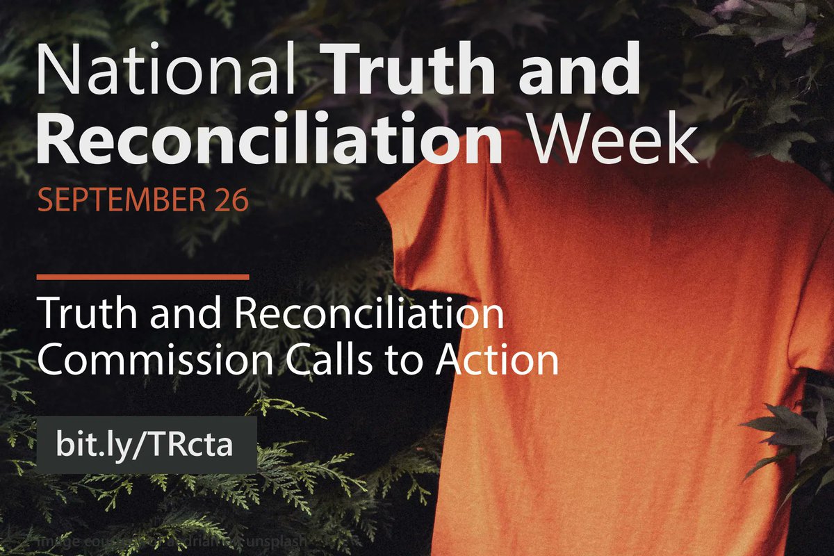 Have you read the Truth and Reconciliation Commission Calls to Action? Many of you may be familiar with the Education section, but it is important to learn about them all: bit.ly/TRcta