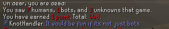 WickedMainerCox's tweet photo. @JagexAsh help. LMS is being overrun by bots and it destorying the game and the hard work done by Mod Roq.. ive tried report in game; tweeting @JagexSupport; even hitting up @JagexTyran. This is a huge deal &amp; the spam bots outside.. How can I help?? https://t.co/ddpYXqbj5c