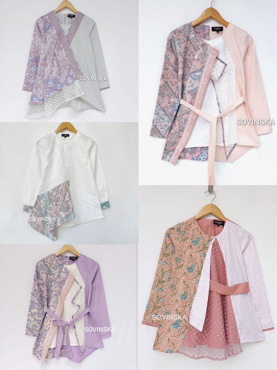 I found a shop that sells modern batik blouse from Indonesia. Semua cantik cantikkk!😍