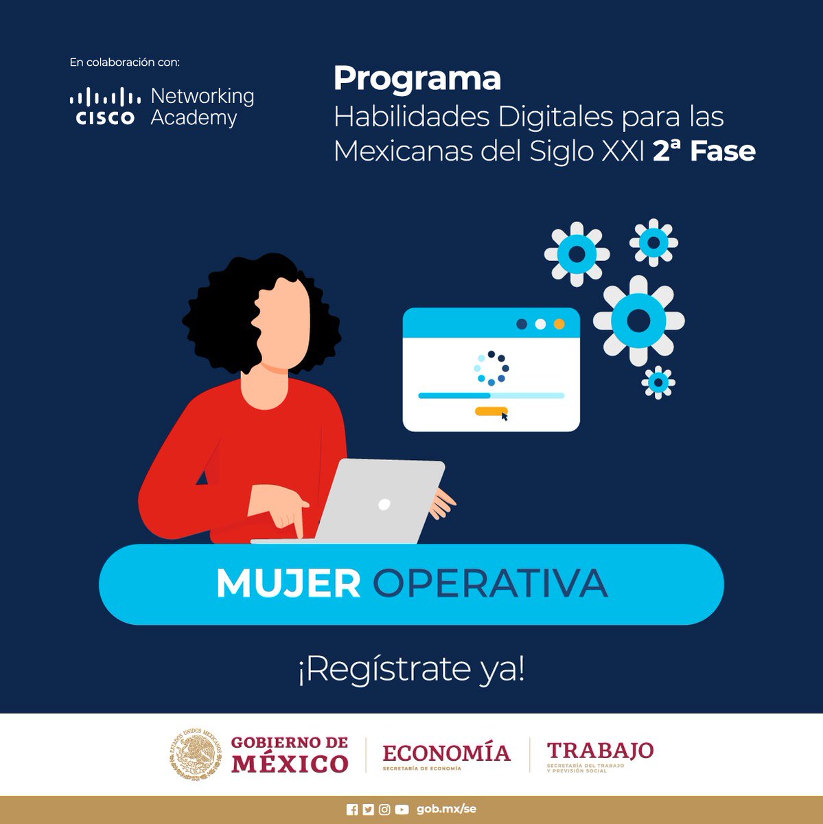 SE_mx's tweet photo. Aprende comandos y opera secuencias de #Linux.

Invierte 8 horas y vuélvete fan del código abierto, sé parte de la comunidad que emprende e innova todos los días. 🙋🏽‍♀️💻👩🏻‍💻 #MexicanasDigitales

Inscríbete en: https://t.co/TGU3YBUllG https://t.co/nrUmwA14ib