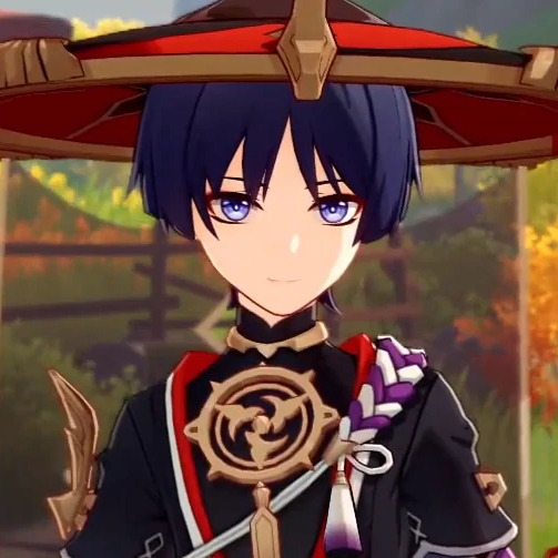 GenshinAnything's tweet image. Imagine if Scaramouche was an Anemo user... that'd be pretty fucked up!!