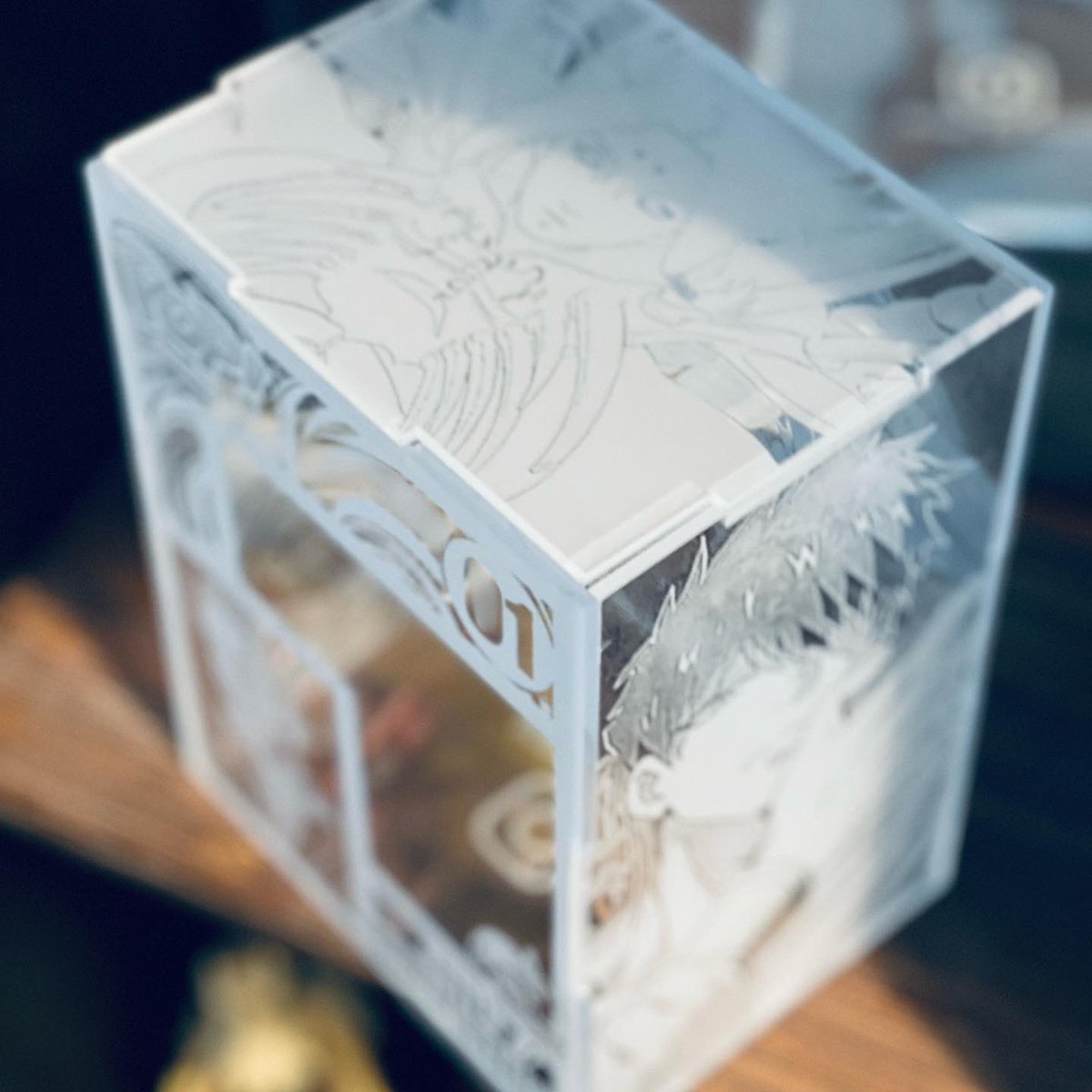 SilverTalkie's tweet photo. I received the most exquisite gift from #LizardLaserDesigns : 💙A custom, laser etched #funkopop  box! 💙 Thank you Brian! Much appreciated!! #Hisoka #Masrur #Kimimaro #DeepSeaKing #keithsilverstein  🦎 https://t.co/BJTg0MndaY