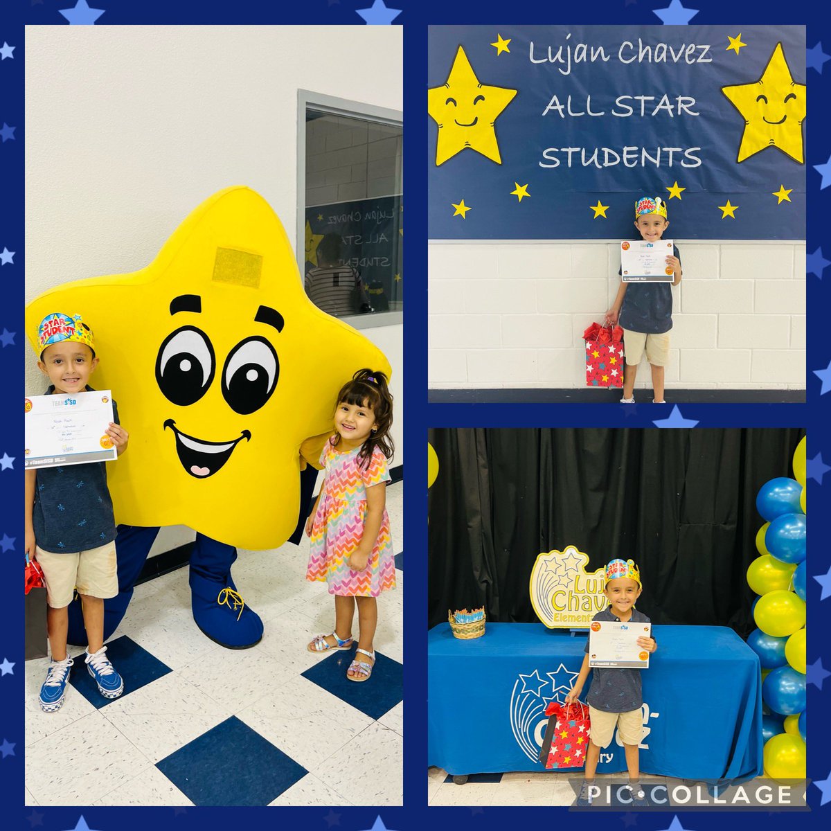 Keep shining bright my Love!! So very proud of you!! Thank you @ggarza_LCES & @LChavez_ES for recognizing this Little Star!!! 🌟💙 #BetterTogether #TeamSISD