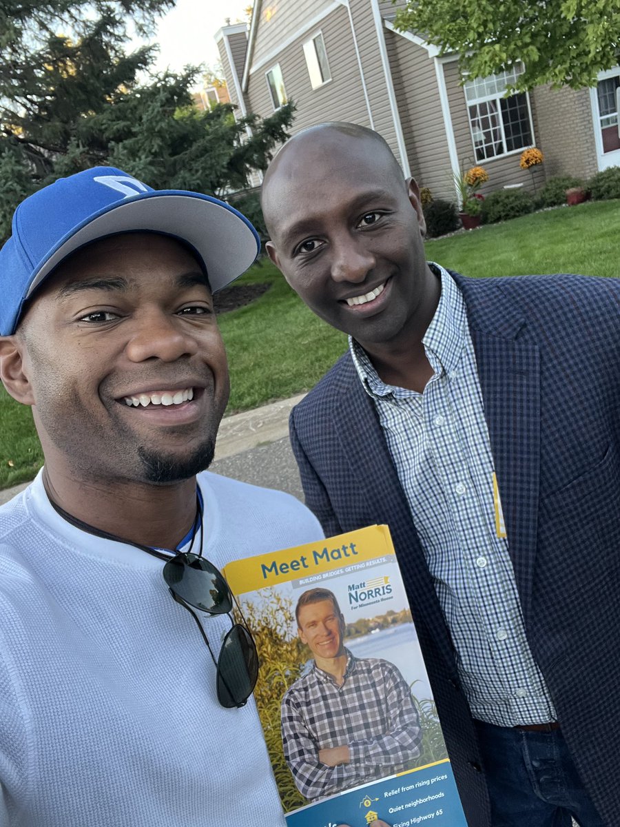 Always good times hitting the doors with Chair <a href="/mohamudnoor/">Mohamud Noor</a>! 

I like the vibe Matt Norris is creating in Blaine!