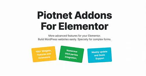 PANIhq's tweet image. 𝗣𝗔𝗙𝗘 – Piotnet Addons For Elementor – Best WordPress websites Builder 
#PAFE #Piotnetforms #Piotnentgrid #piotnetbricks #BOOTSTRAP #Appsero
#Itd #saasItd #Buniesssoftware #softwaredeals #panideals #paniworks
Follow our community for more information👇 
facebook.com/groups/pani.de…