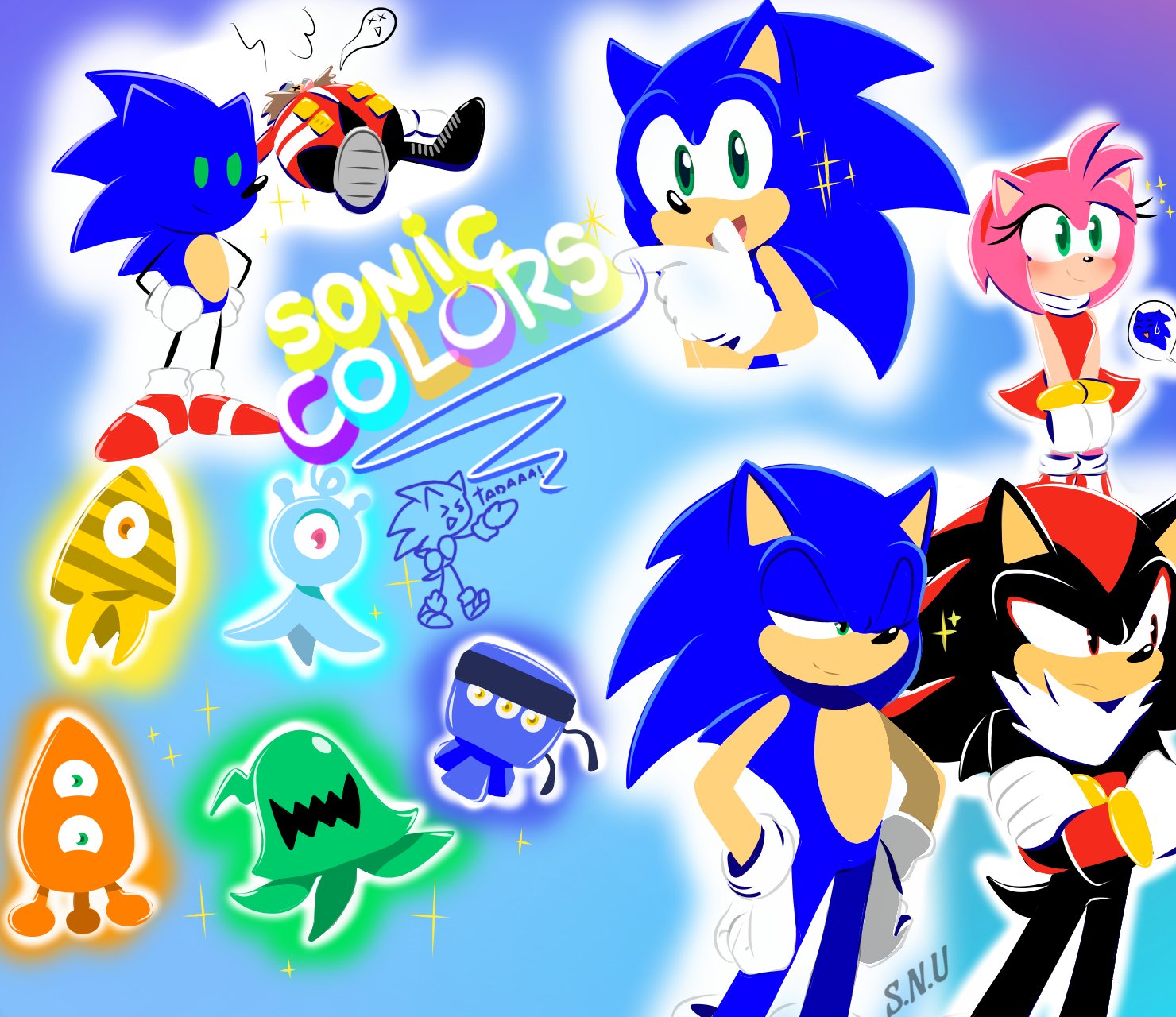 COMO DESENHAR A TURMA DO SONIC - SHADOW E SILVER 