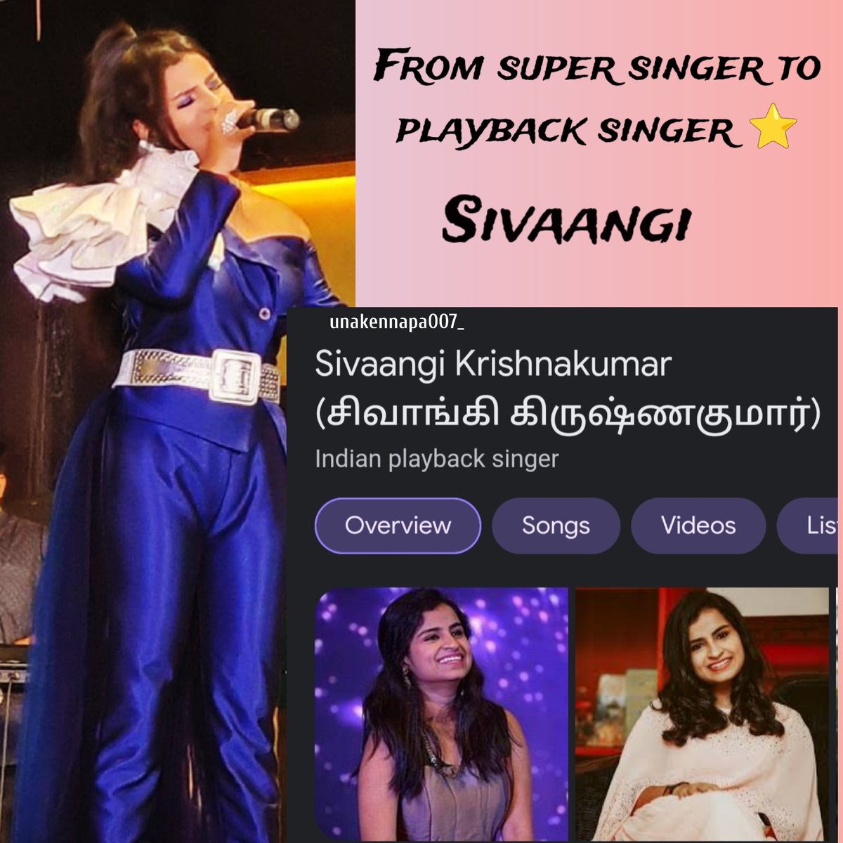 unakennapa007's tweet photo. Playback singer ⭐
@sivaangi_k ❤️
#Sivaangi https://t.co/J7hwlrZdcj