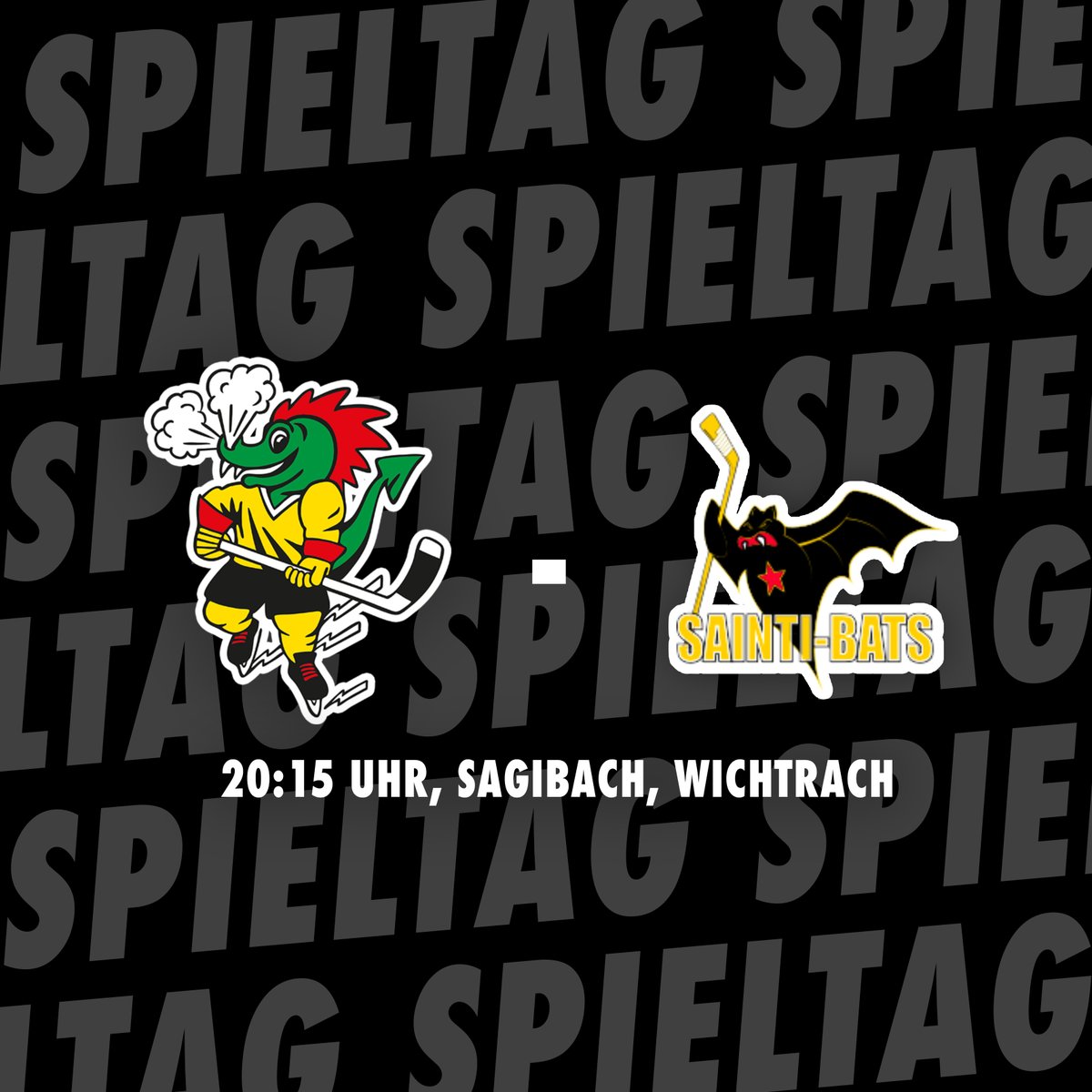 HEIMSPIELTAG!

Heute spielen die Drachen ihr erstes Heimspiel der Saison. Anspiel gegen die HC Sainti Bats ist um 20:15 Uhr.

Komm ans Spiel und unterstütze die Aaretaler lautstark! 🥁📣

#HeyaWiki 🐲