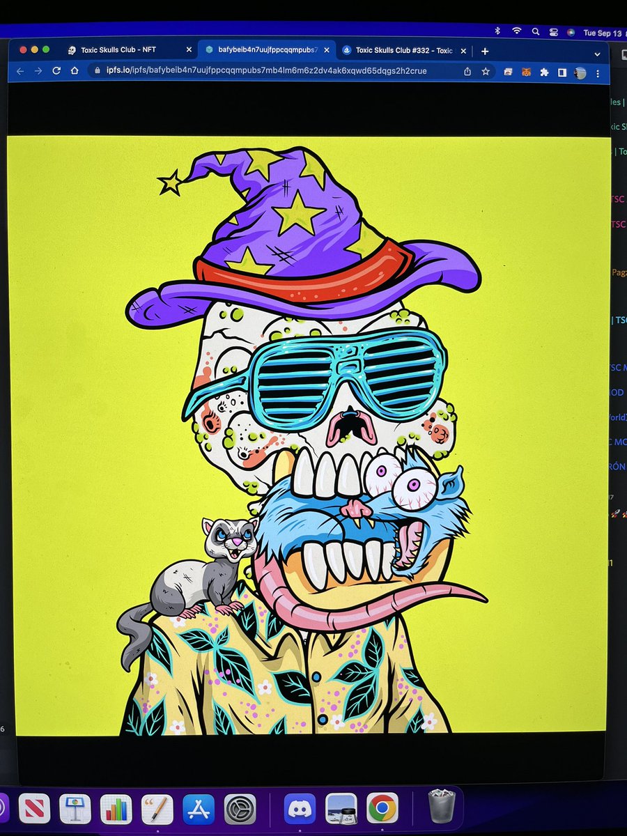 KLR455's tweet photo. @ToxicSkullsClub still loving Project PRET! Don’t forget more things to come!! Rum!! TSCxBurnkit collab! https://t.co/86zhZR66UU