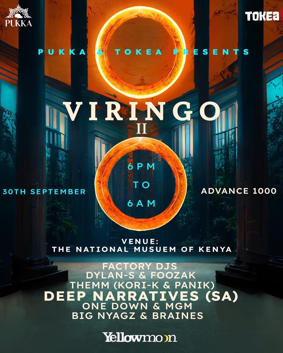OneDownLIVE's tweet photo. This Friday we’re rocking at Viringo ll the #doubletrouble B2B edition. Tickets available on @Tokeaafrica 
Cc @ke_pukka #Nairobikenya #afrohouse https://t.co/TMO7R71IUc