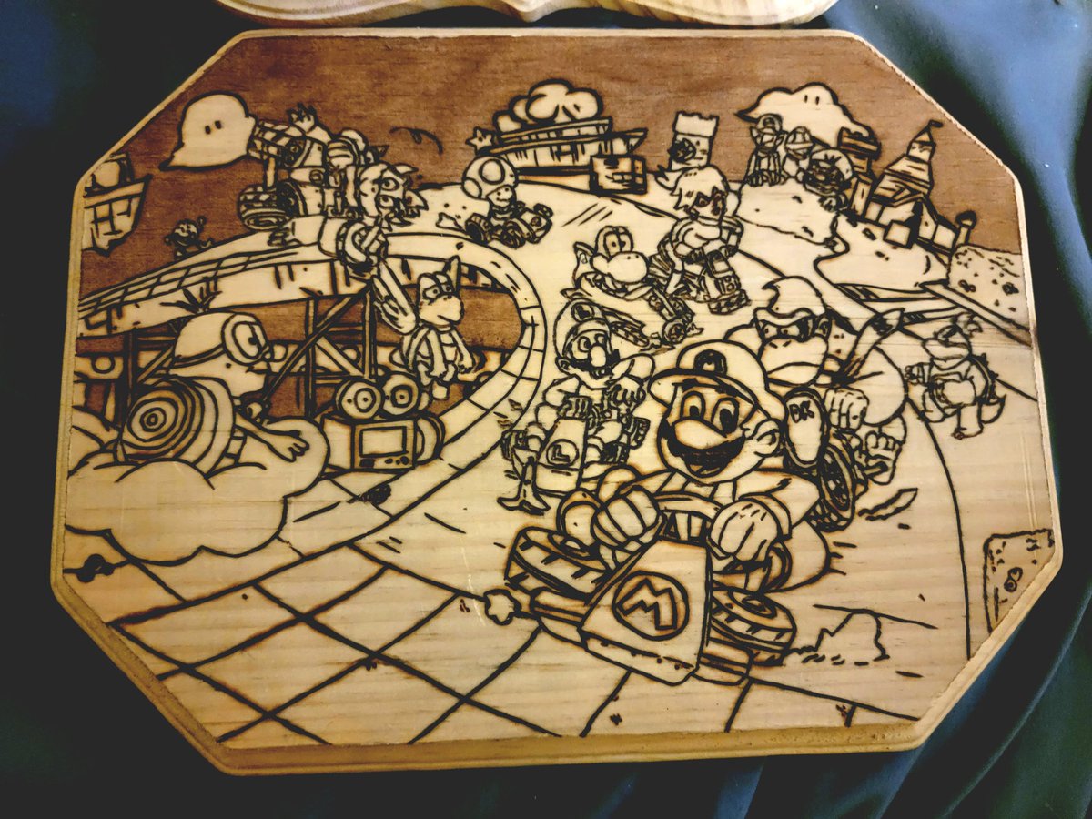 DrTraZODone's tweet photo. Huge shoutouts go out to @ThePowerStroker for his INCREDIBLE Wood Burning Skills. @ins_karli &amp; @wayneslady69 for completely blowing myself and Enchant away with their awesome and wholesome surprise! WE cannot thank you guys enough, for the love you have shown us. 💜 https://t.co/cPqCo49yfZ
