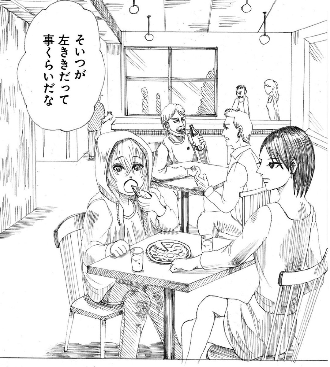 nora_ito's tweet photo. 「ジャンプ編集部は即戦力しか求めてない」という誤った噂があるそうですが、私が編集部にスカウトされた（メールを頂いた）時点での漫画力はコレでしたよ。 https://t.co/UgH7IgPtv6