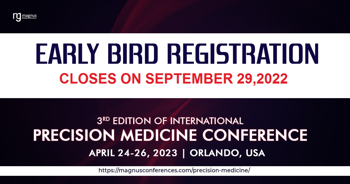 PMEDevent's tweet photo. Are you ready for #IPMC2023? There's still time to #register for the IPMC 2023.
What are you waiting for? Grab the #earlybirdoffer
#precisionmedicine #precision #medicine #scientificconference https://t.co/1ceeS8v7i7