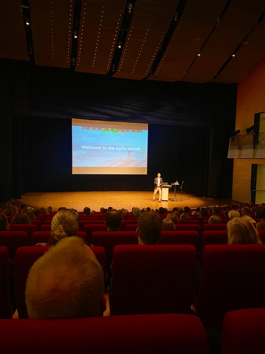 The Agile Islands conference 2022 has started with the introduction to vision of an agile island by Thomas Lundberg #agileislands #conference