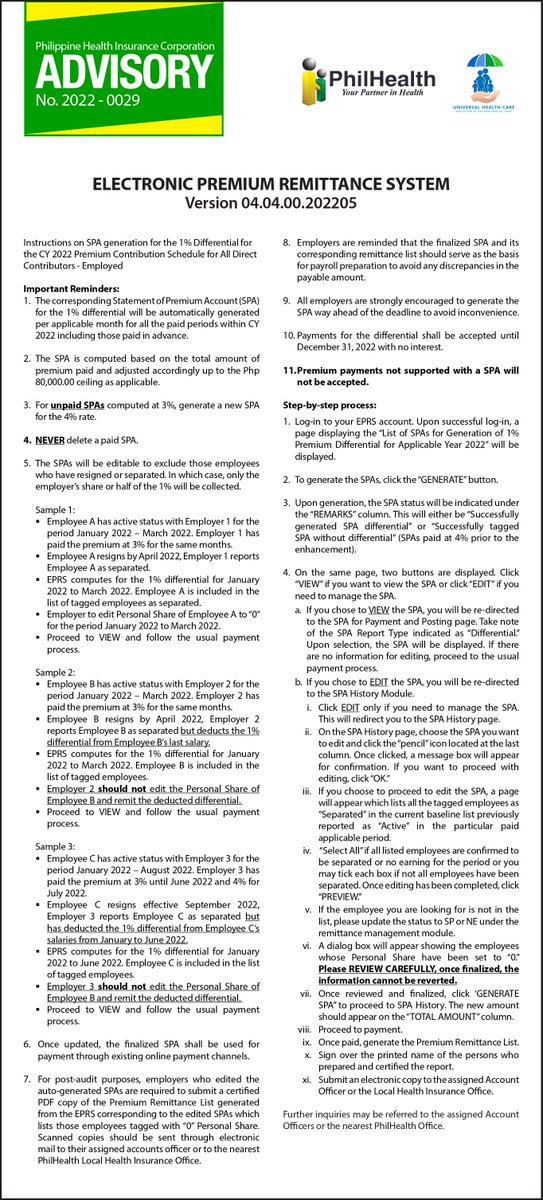 PhilHealth on Twitter "Para sa kaalaman ng lahat Extended ang ilang